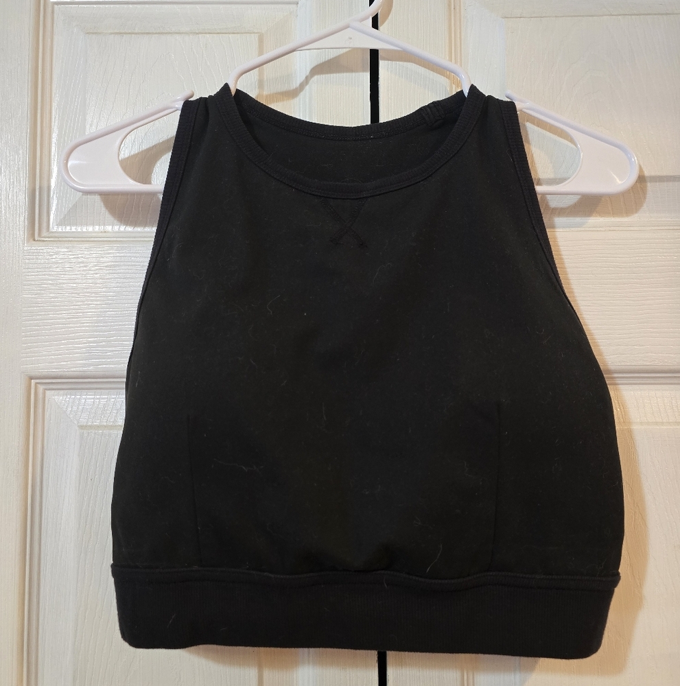 Popflex Sweat Sesh Crop Top Black 1X